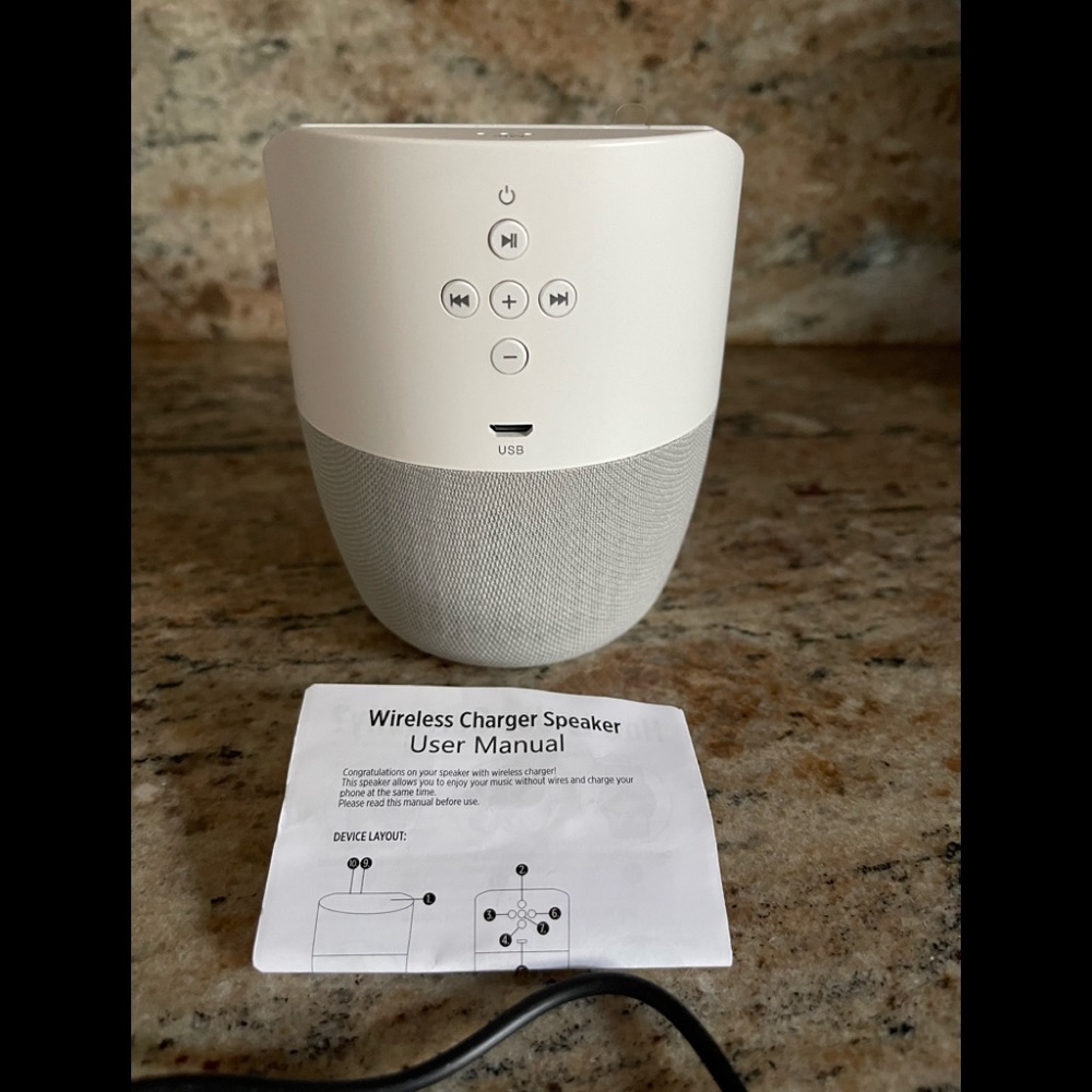 NEW AWS Wireless Charger Speaker
